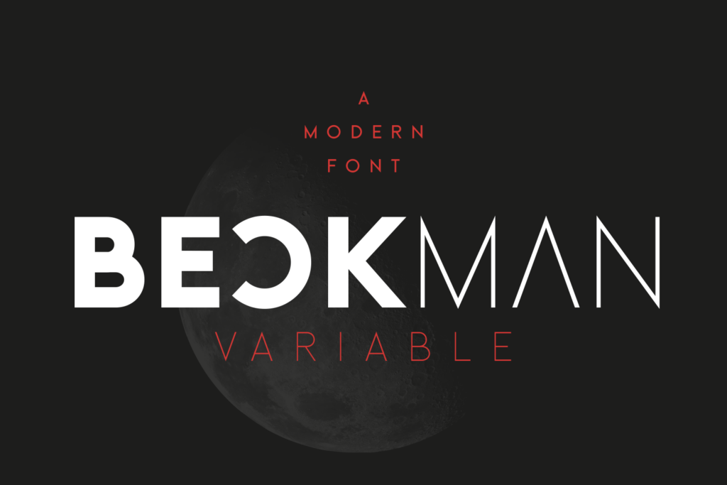 Beckman – Variable Font