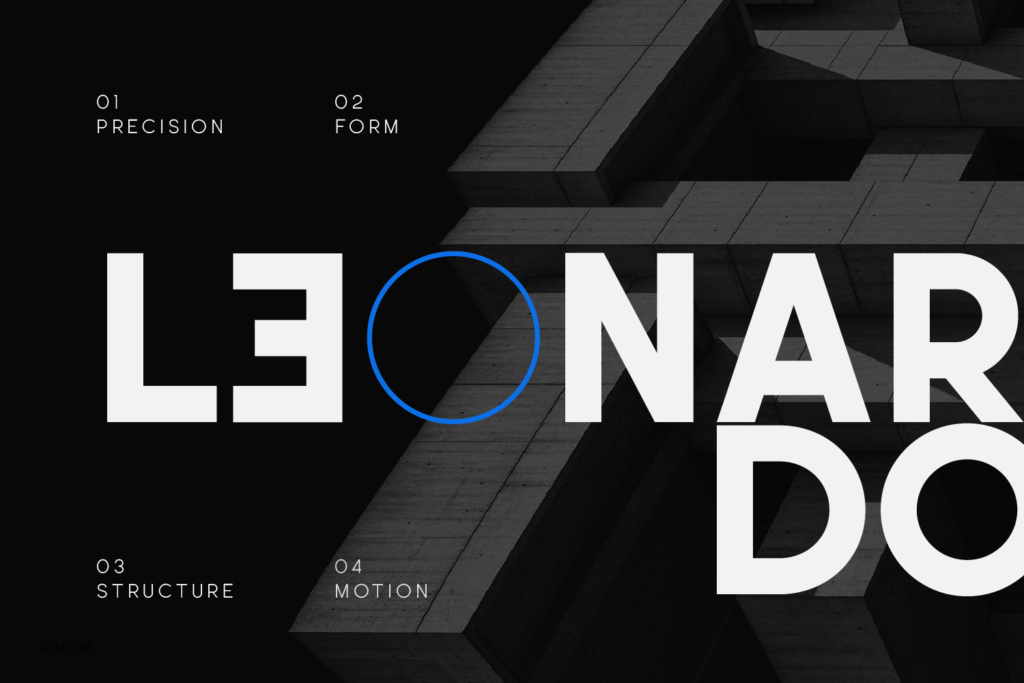 Leonardo Sans – 18 Fonts